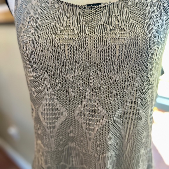 Fully lined Lace & Fringe Dress - Silver - Excellent Condition!! - Picture 13 of 14